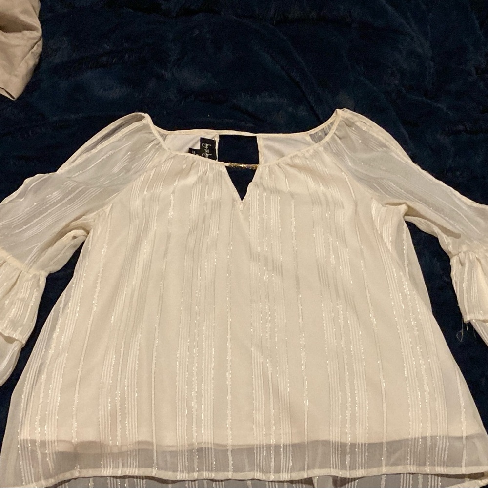 Elegant White Women's Top